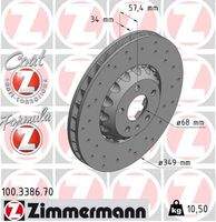 ZIMMERMANN 100338670 Bremsscheibe