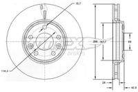 TOMEX Brakes TX7251 Bremsscheibe