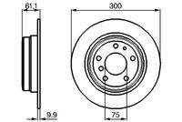 BOSCH 0986478321 Bremsscheibe