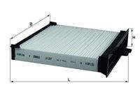 KNECHT LA227 Filter, Innenraumluft