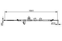 BOSCH 1987482568 Seilzug, Feststellbremse