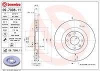 BREMBO 09739811 Bremsscheibe
