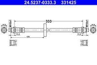 ATE 24523703333 Bremsschlauch