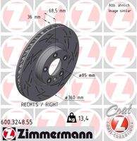 ZIMMERMANN 600324855 Bremsscheibe