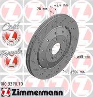 ZIMMERMANN 100337070 Bremsscheibe