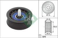 Schaeffler INA 532090610 Umlenk-/Führungsrolle, Keilrippenriemen