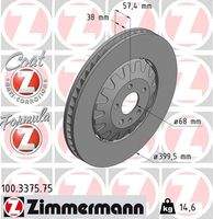 ZIMMERMANN 100337575 Bremsscheibe