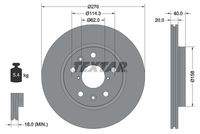 TEXTAR 92204703 Bremsscheibe