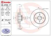 BREMBO 08A72917 Bremsscheibe