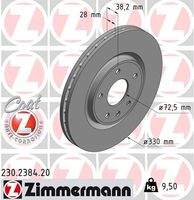 ZIMMERMANN 230238420 Bremsscheibe