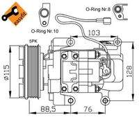 NRF 32681 Kompressor, Klimaanlage