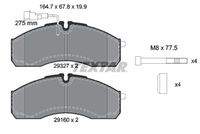 TEXTAR 2932701 Bremsbelagsatz, Scheibenbremse