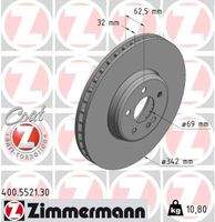 ZIMMERMANN 400552130 Bremsscheibe