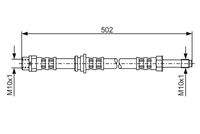 BOSCH 1987476971 Bremsschlauch