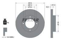 TEXTAR 92112600 Bremsscheibe