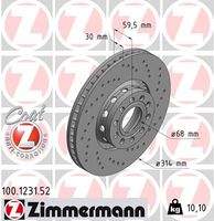 ZIMMERMANN 100123152 Bremsscheibe