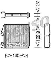 DENSO DRR09035 Wärmetauscher, Innenraumheizung