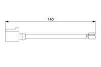 BOSCH 1987474566 Warnkontakt, Bremsbelagverschleiß