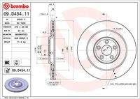 BREMBO 09D43411 Bremsscheibe