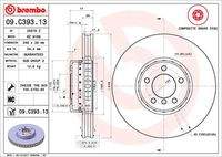 BREMBO 09C39313 Bremsscheibe
