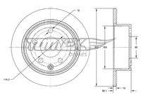 TOMEX Brakes TX7366 Bremsscheibe