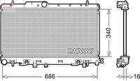 DENSO DRM36018 Kühler, Motorkühlung