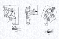 MAGNETI MARELLI 064371100010 Wischermotor