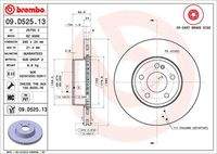 BREMBO 09D52513 Bremsscheibe