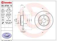 BREMBO 08973910 Bremsscheibe