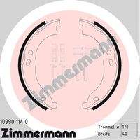 ZIMMERMANN 109901140 Bremsbackensatz, Feststellbremse