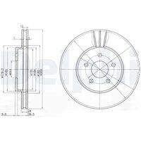 DELPHI BG3537C Bremsscheibe