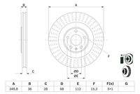 BOSCH 0986479E41 Bremsscheibe