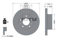 TEXTAR 93104603 Bremsscheibe