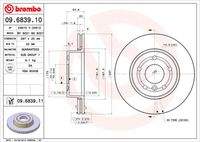 BREMBO 09683911 Bremsscheibe