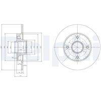 DELPHI BG9022RSC Bremsscheibe