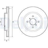 DELPHI BG4750C Bremsscheibe