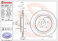 BREMBO 09E03111 Bremsscheibe