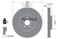 TEXTAR 92237603 Bremsscheibe