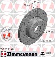 ZIMMERMANN 150293520 Bremsscheibe
