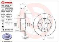 BREMBO 09975011 Bremsscheibe