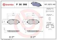 BREMBO P56066 Bremsbelagsatz, Scheibenbremse