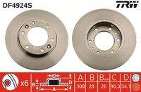TRW DF4924S Bremsscheibe