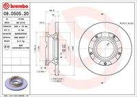 BREMBO 08D50520 Bremsscheibe