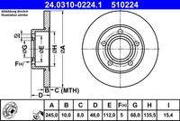 ATE 24031002241 Bremsscheibe