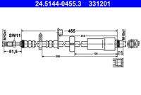 ATE 24514404553 Bremsschlauch