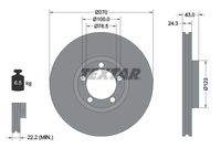 TEXTAR 92088200 Bremsscheibe