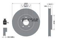 TEXTAR 92283503 Bremsscheibe