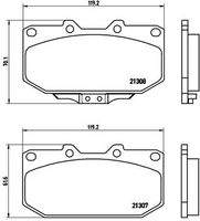 BREMBO P56025 Bremsbelagsatz, Scheibenbremse