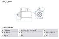 BOSCH 0986024050 Starter