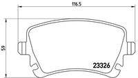 BREMBO P85083 Bremsbelagsatz, Scheibenbremse